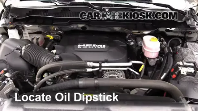 2016 Ram 3500 Laramie 6.4L V8 Crew Cab Pickup (4 Door) Oil Check Oil Level